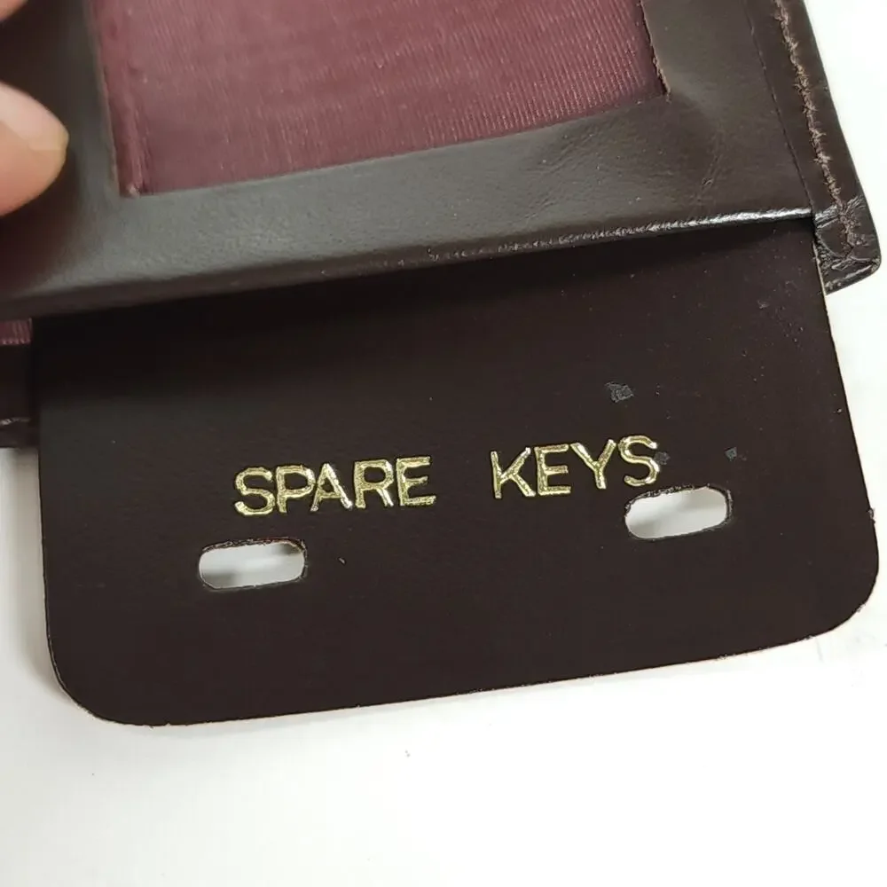 VTG YSL Yves Saint Laurent Men's Brown Leather Vintage Small Bifold Wallet